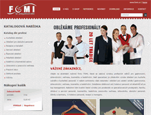 Tablet Screenshot of fomi.cz